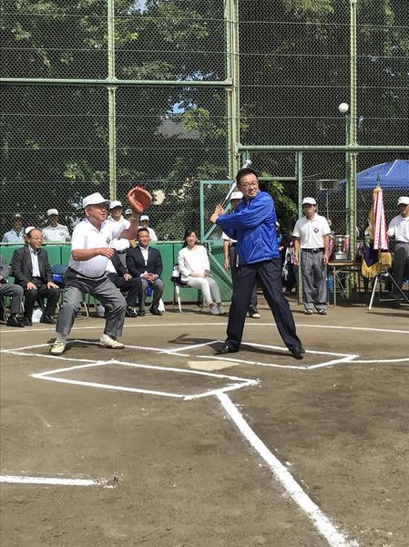 練馬区学童野球連盟選手権大会開会式