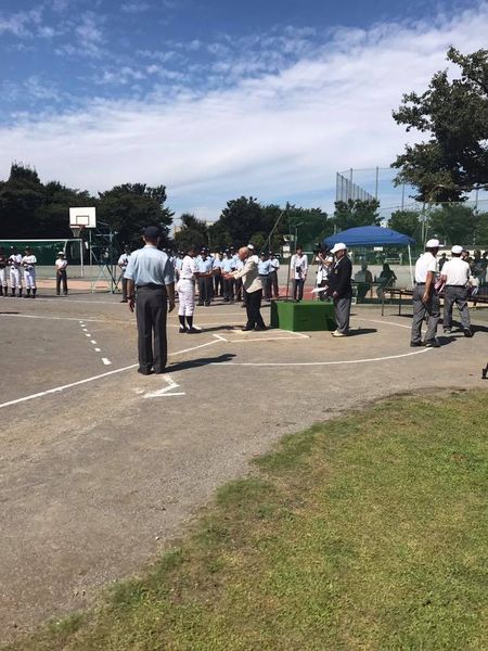 練馬区学童野球連盟選手権大会開会式