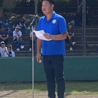 学童野球連盟選手権大会　開会式